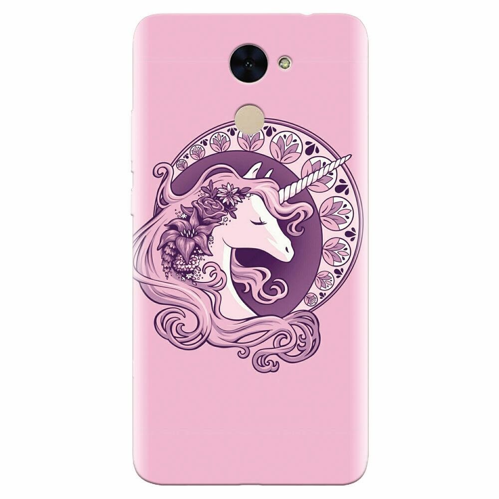 Husa silicon pentru Huawei Nova Lite Plus, Purple Unicorn