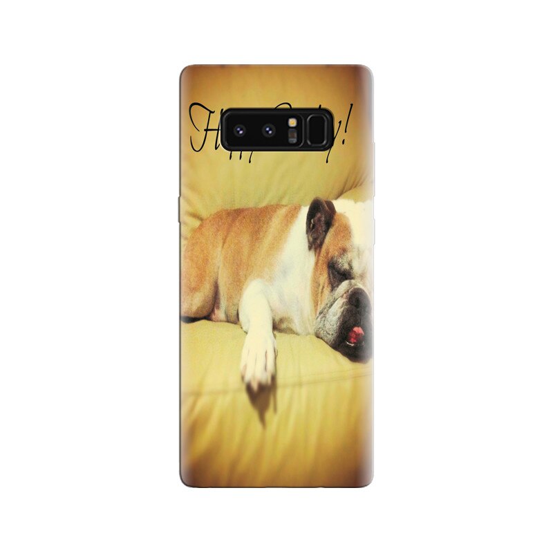 Husa Samsung Note 8 Dog Sleeping On Sofa At Sunday