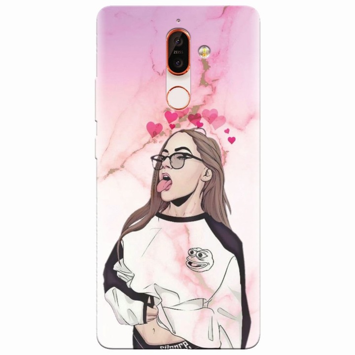 Силиконов кейс за Nokia 7 Plus, Bad Girl