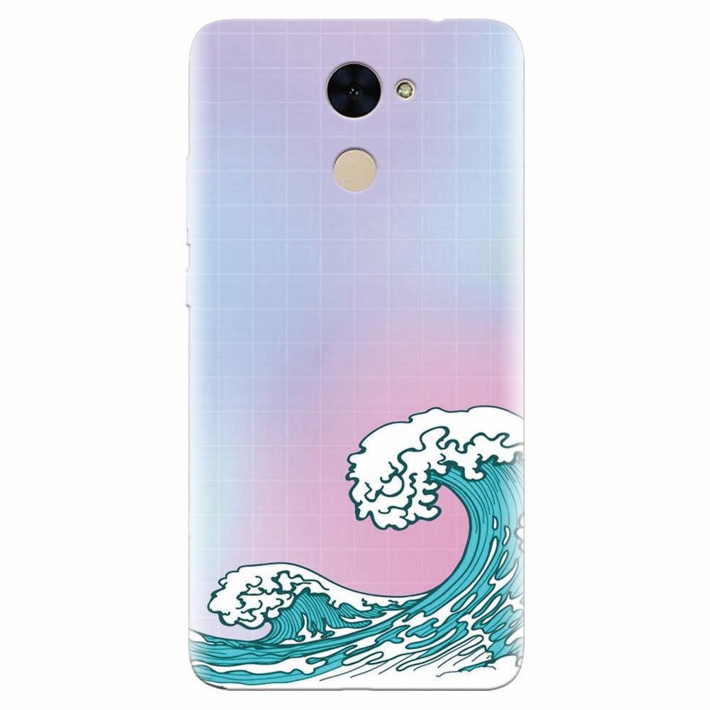 Husa silicon pentru Huawei Y7 Prime 2017, Waves