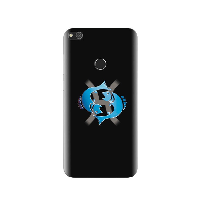Husa Huawei P8 Lite 2017 Pisces Zodiac With Black Background Hqs