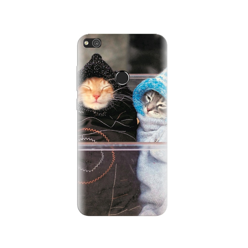 Husa Huawei P8 Lite 2017 Very Cute Cat Animal Latest