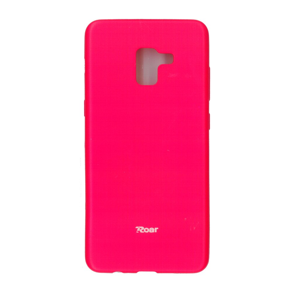 Husa din silicon mat Roar All Day pentru Samsung Galaxy A8 Plus 2018 , rosu