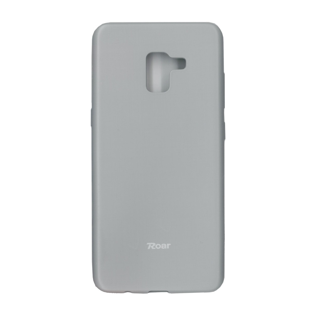 Husa din silicon mat Roar All Day pentru Samsung Galaxy A8 Plus 2018 , gri