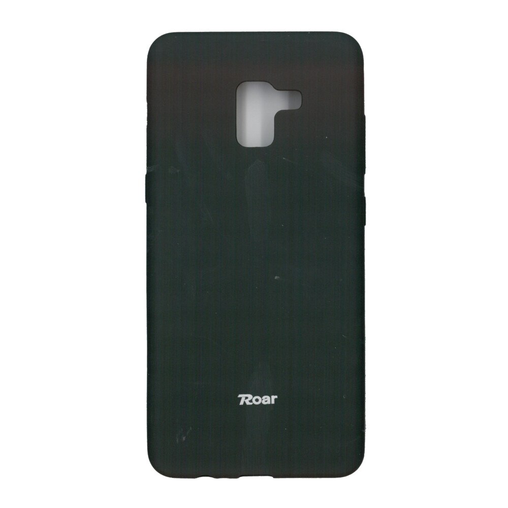 Husa din silicon mat Roar All Day pentru Samsung Galaxy A8 Plus 2018 , negru