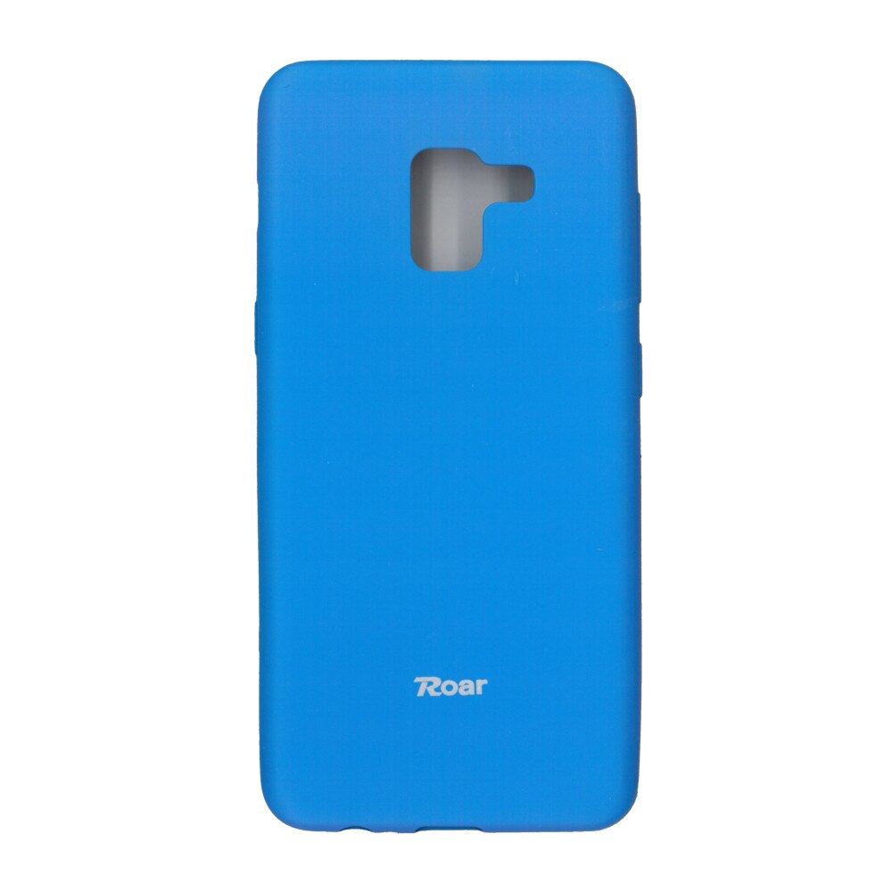 Husa din silicon mat Roar All Day pentru Samsung Galaxy A8 2018 , bleu