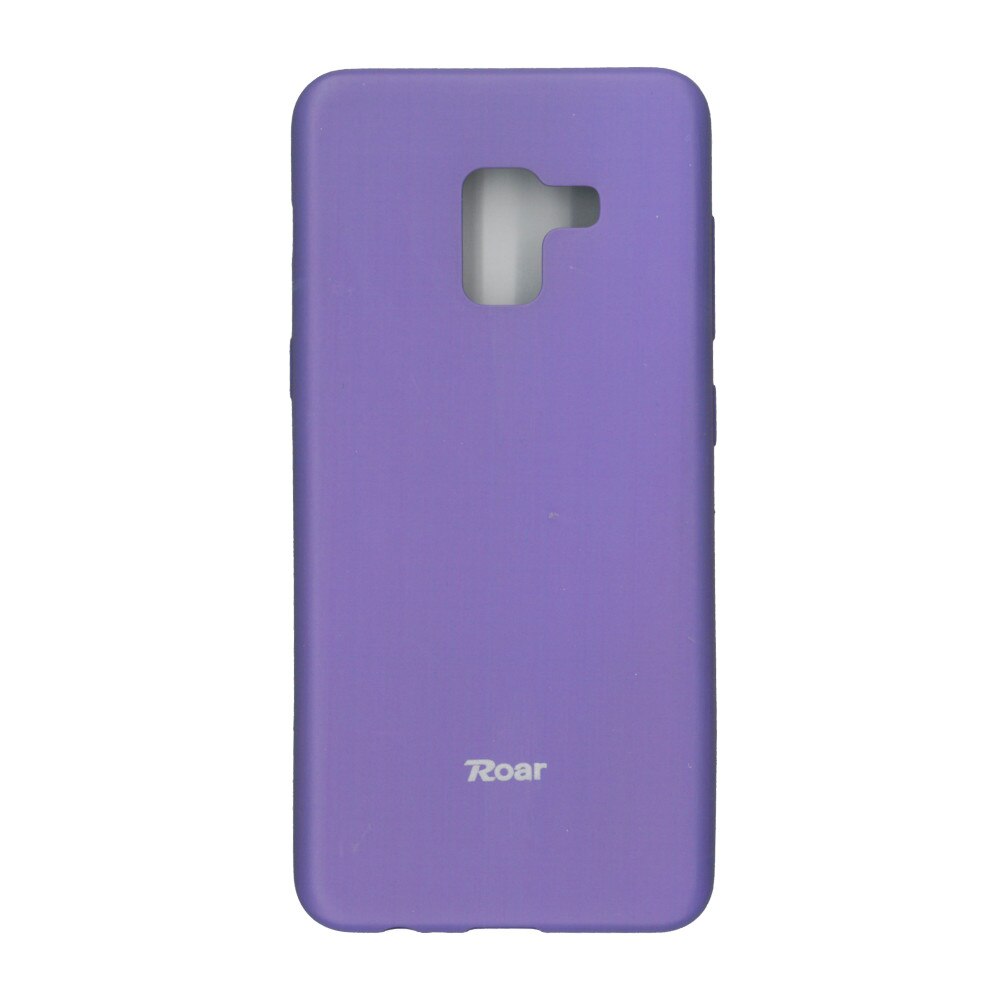 Husa din silicon mat Roar All Day pentru Samsung Galaxy A8 2018 , mov
