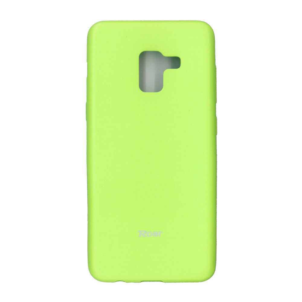 Husa din silicon mat Roar All Day pentru Samsung Galaxy A8 2018 , vernil