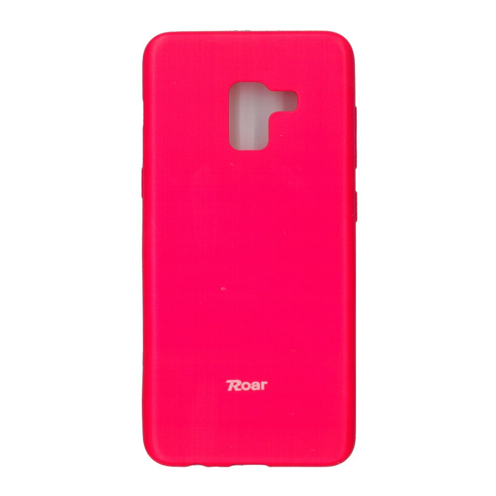 Husa din silicon mat Roar All Day pentru Samsung Galaxy A8 2018 , rosu