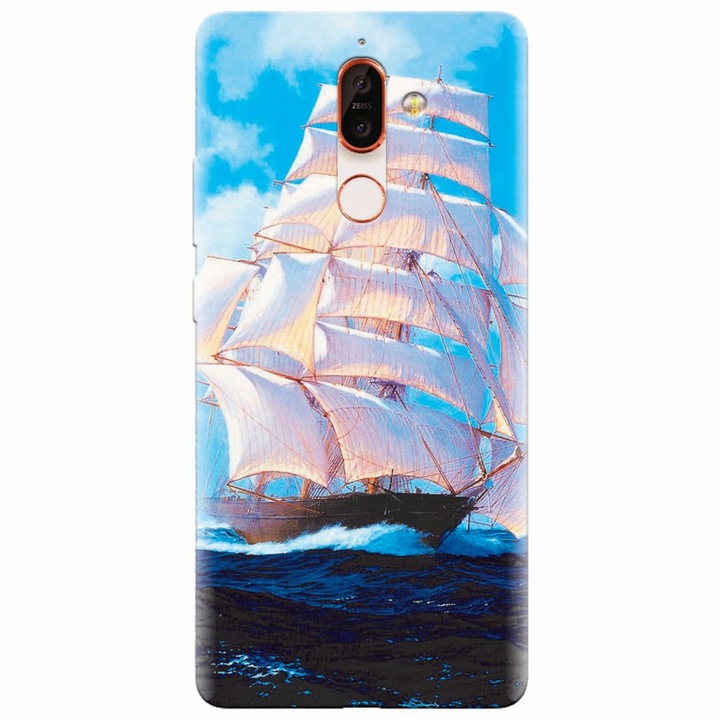 Силиконов кейс за Nokia 7 Plus, Атрактивен Art Of Ships