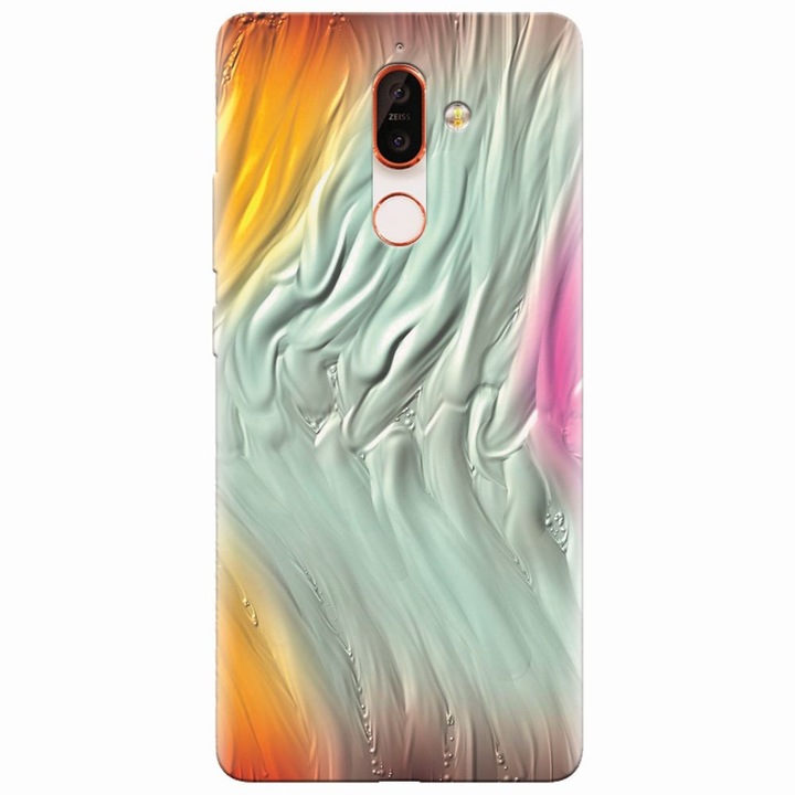 Силиконов кейс за Nokia 7 Plus, Атрактивен абстрактен дизайн