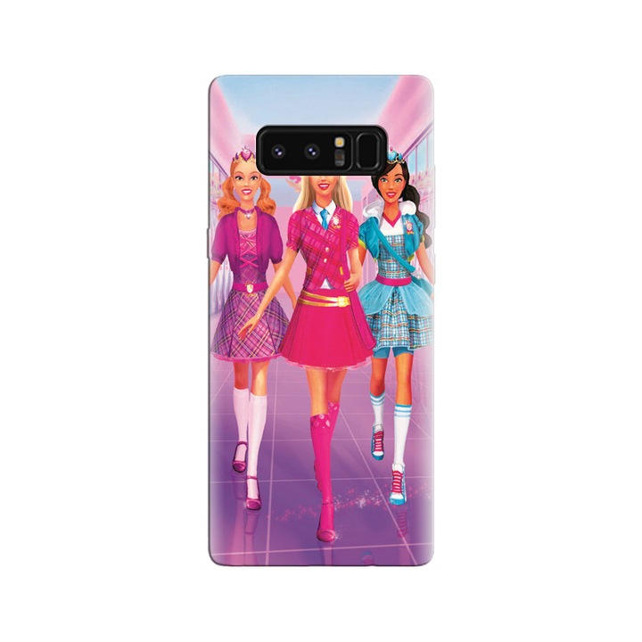 Силиконов калъф, съвместим с Samsung Galaxy Note 8 - Barbie Princess High Quality модел