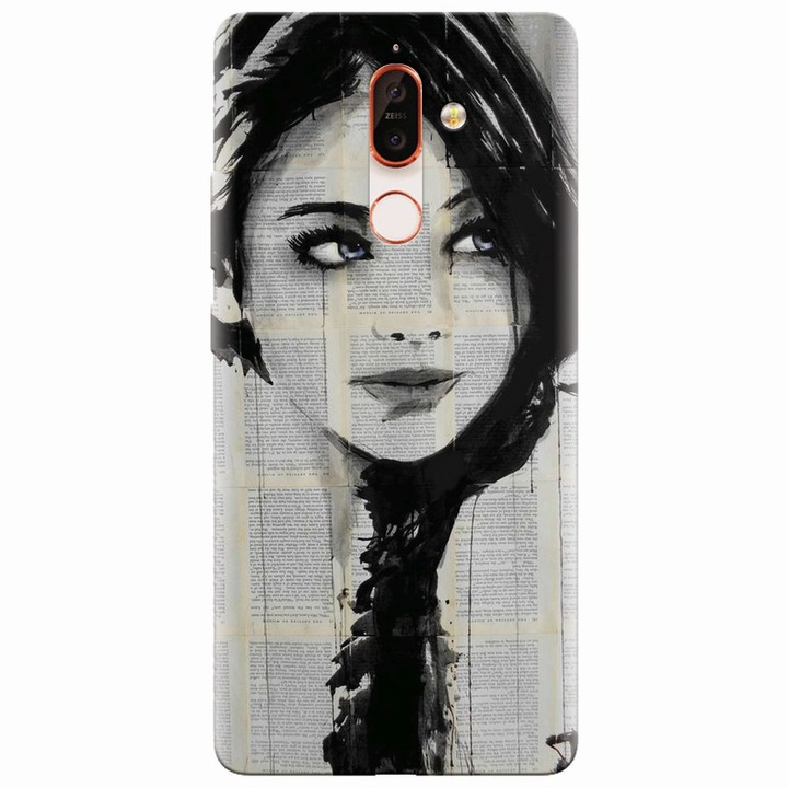 Силиконов кейс за Nokia 7 Plus, Blue Eyes