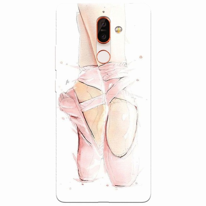 Силиконов кейс за Nokia 7 Plus, Ballet
