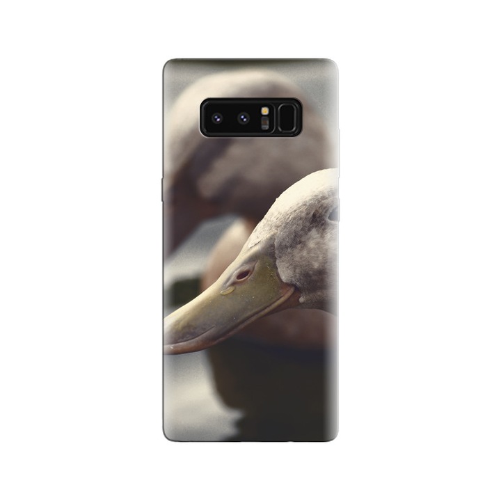 Husa din silicon compatibila cu Samsung Galaxy Note 8 - model Ducks