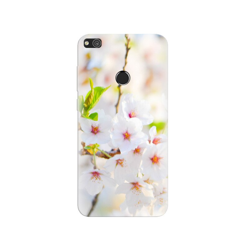 Husa Huawei P8 Lite 2017 White Flowers