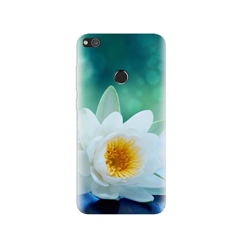 Husa Huawei P8 Lite 2017 White Lotus Flower
