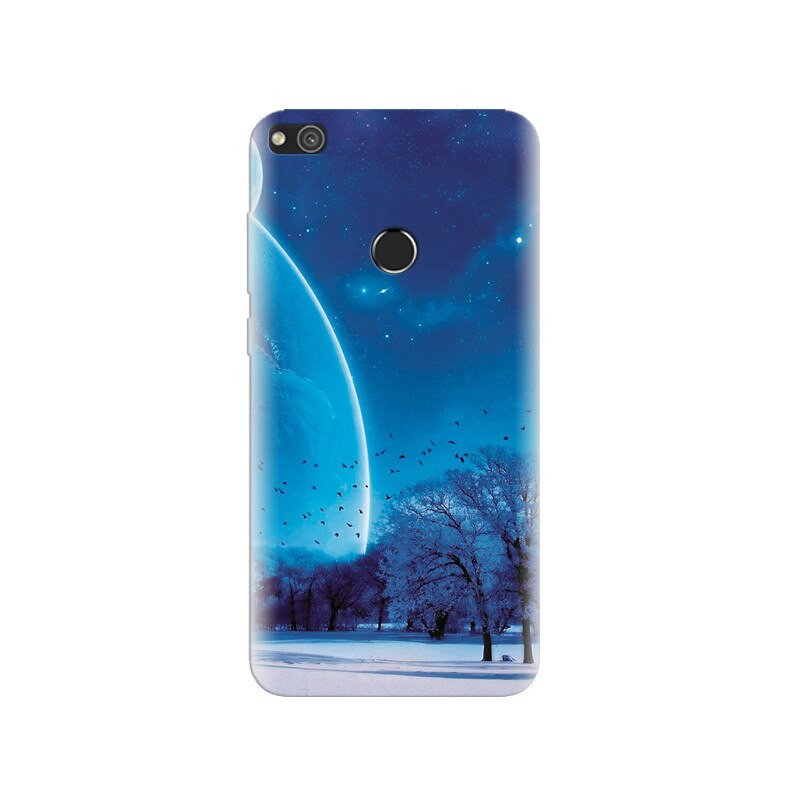 Husa Huawei P8 Lite 2017 Winter Art Tree Planet Space