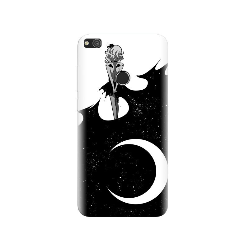 Husa Huawei P8 Lite 2017 Woman Back Night Stars Moon
