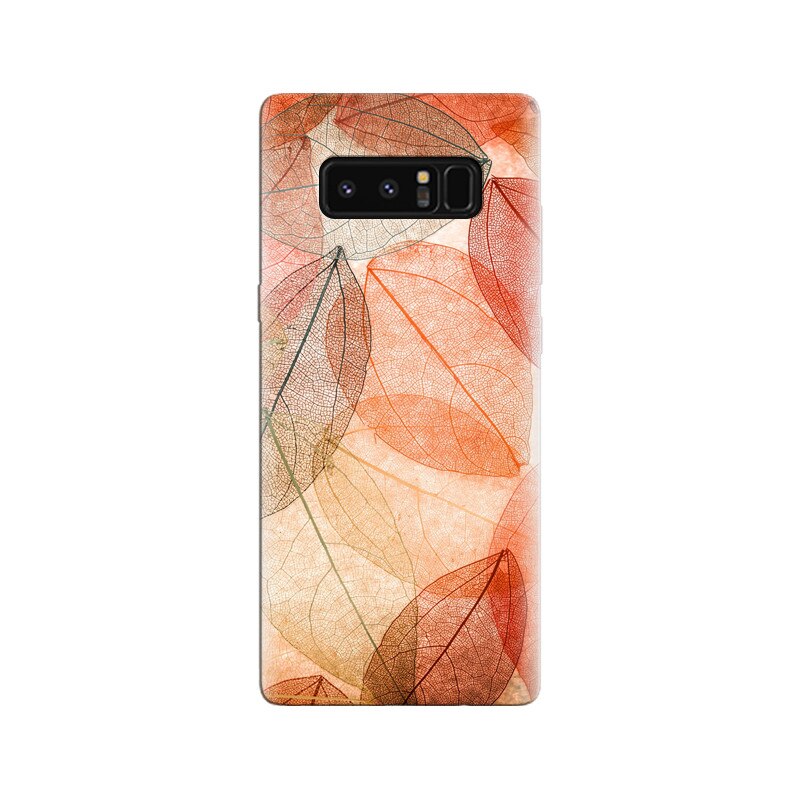 Husa Samsung Note 8 Autumn Leaves Transparent Abstract