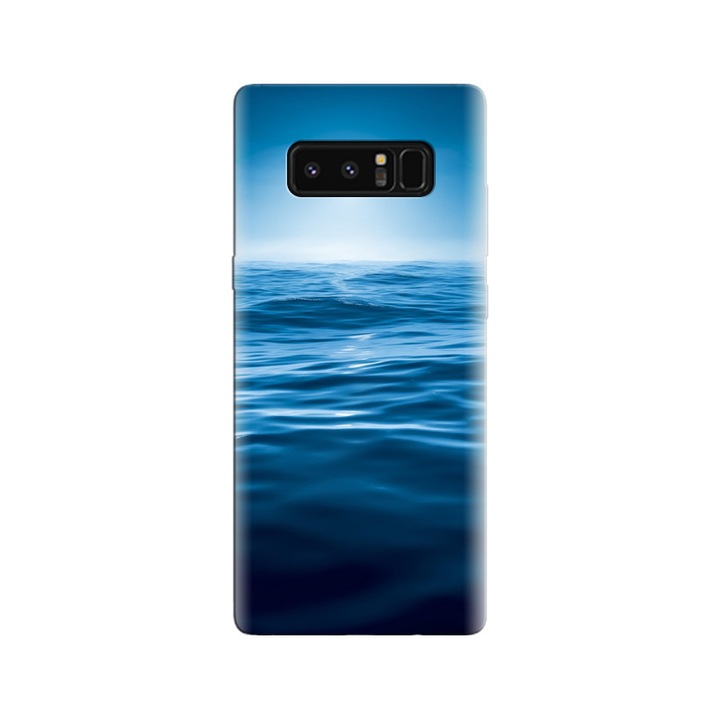 Силиконов капак, съвместим с модел Samsung Galaxy Note 8 - Blue Sea Water Night