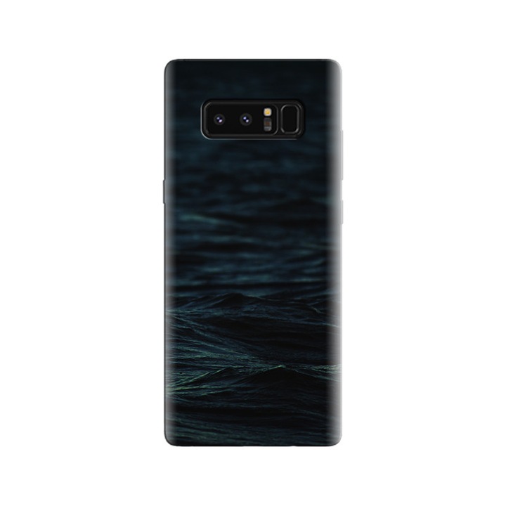 Силиконов кейс, съвместим с Samsung Galaxy Note 8 - модел Black Water