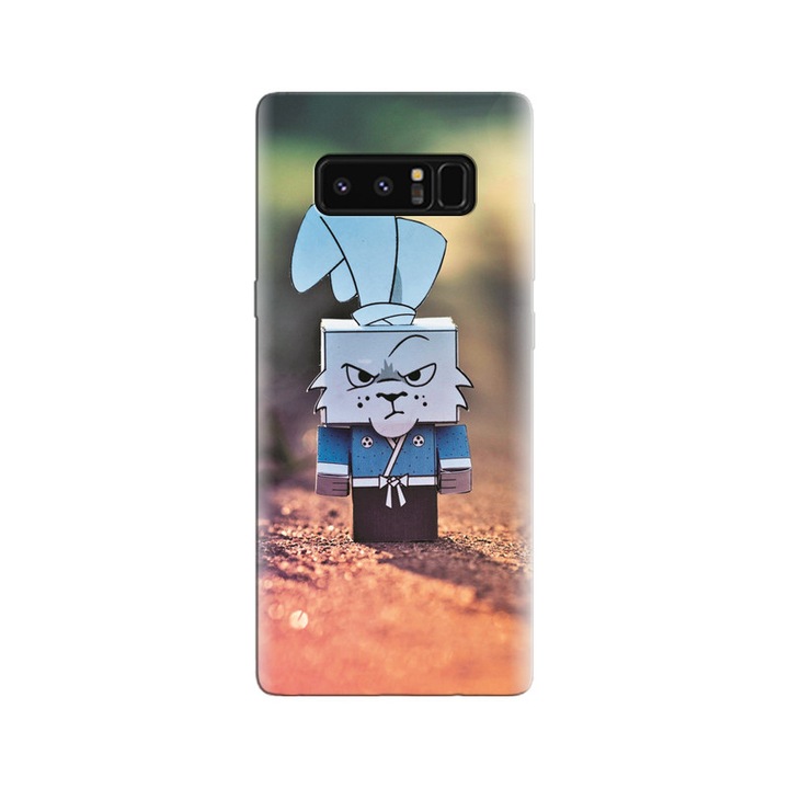 Силиконов калъф, съвместим с Samsung Galaxy Note 8 - Funny Rabbit model High Quality Nice Hd Photos