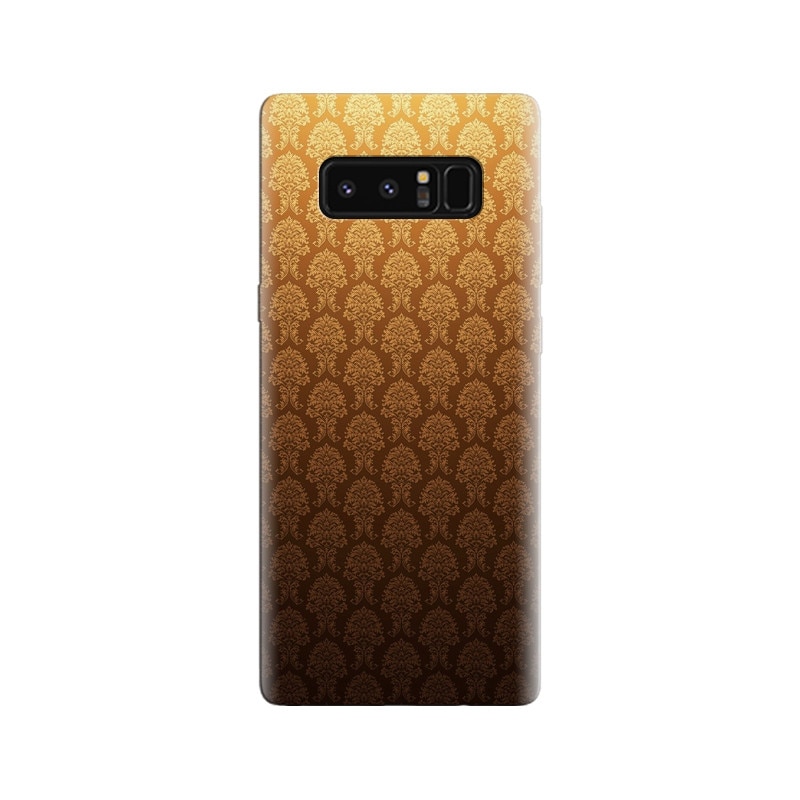 Husa Samsung Note 8 Brown Orange Texture Patterns