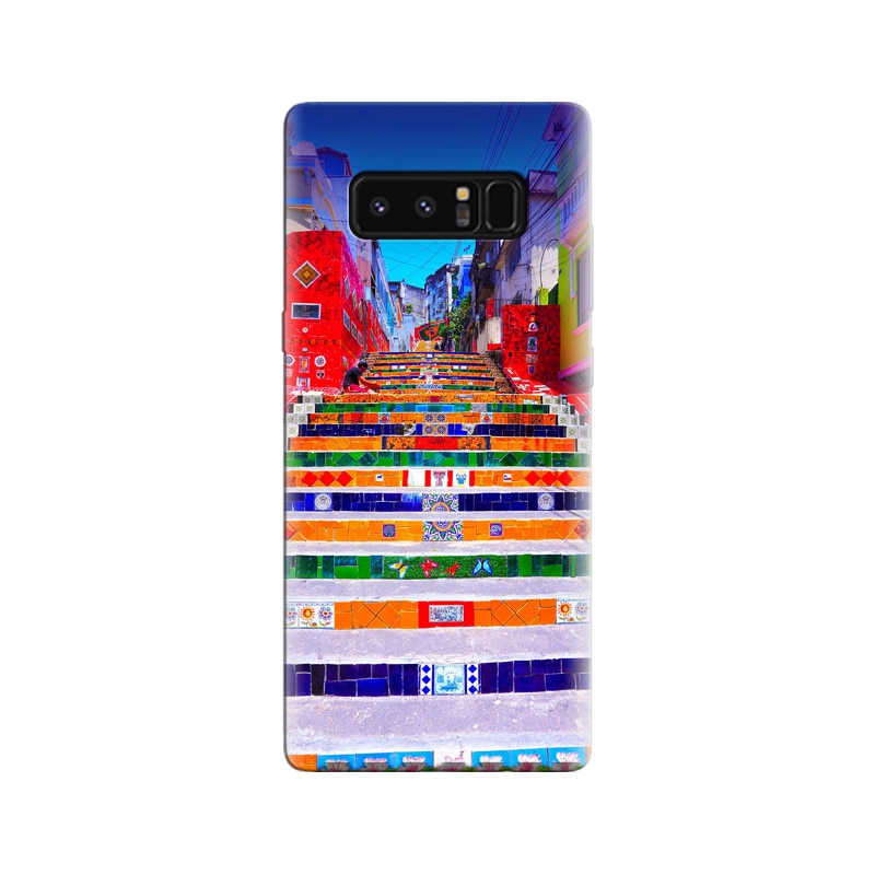 Husa Samsung Note 8 Brazil Landscape Colorful Stairs Buildings