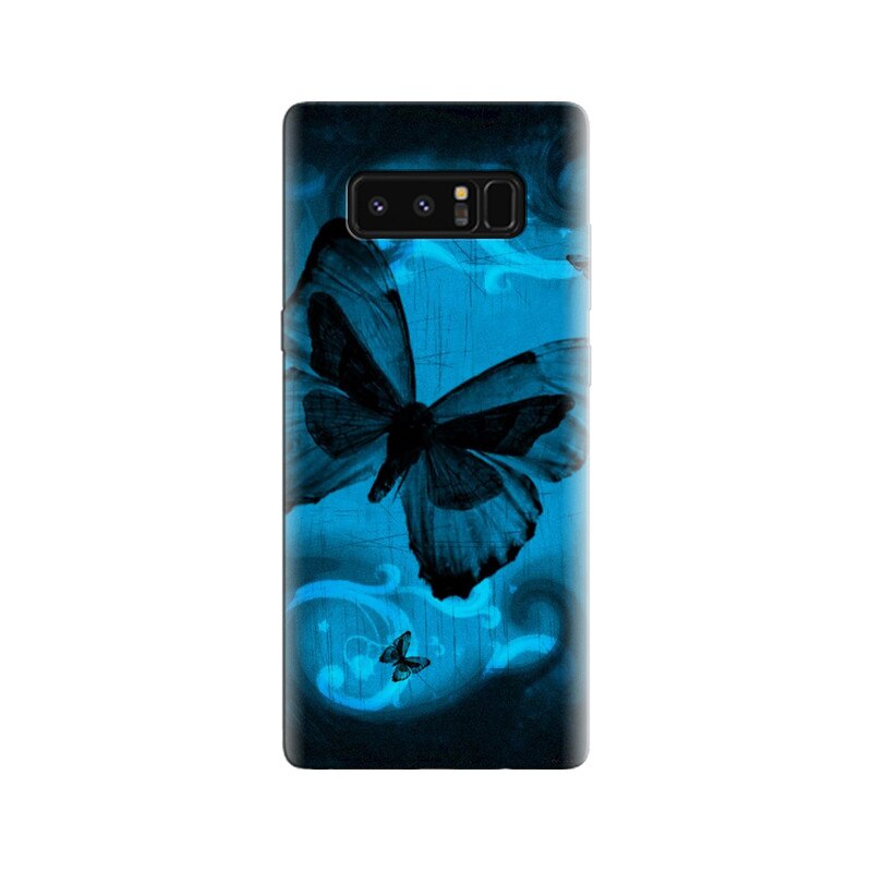 Husa Samsung Note 8 Blue Butterfly 004
