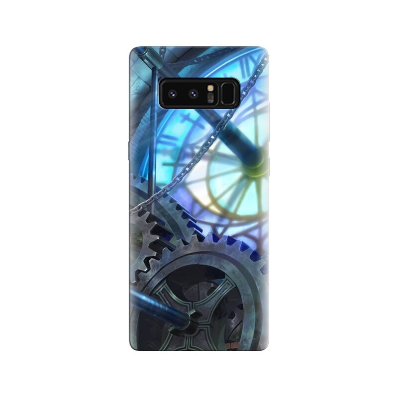 Husa Samsung Note 8 Blue Steampunk Mechanics