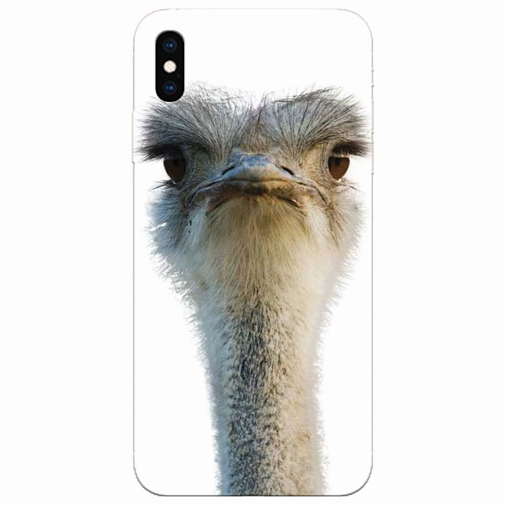 Husa silicon pentru Apple Iphone XS Max, Emu