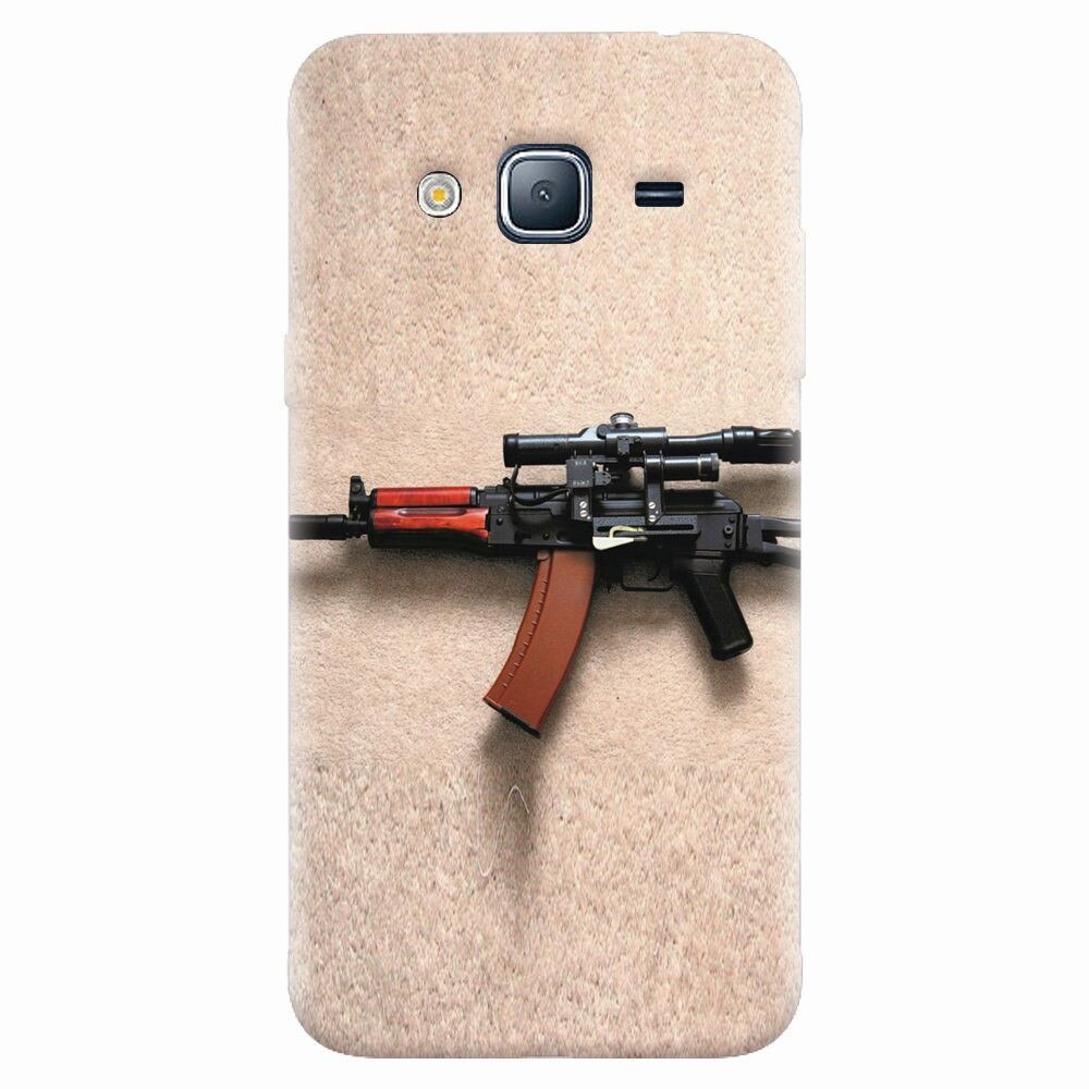 Husa silicon pentru Samsung Galaxy J5 2015, AK Kalashnikov Gun Of Military