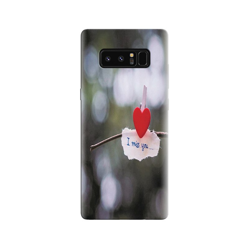 Husa Samsung Note 8 Lovely Heart With I Miss You Chips