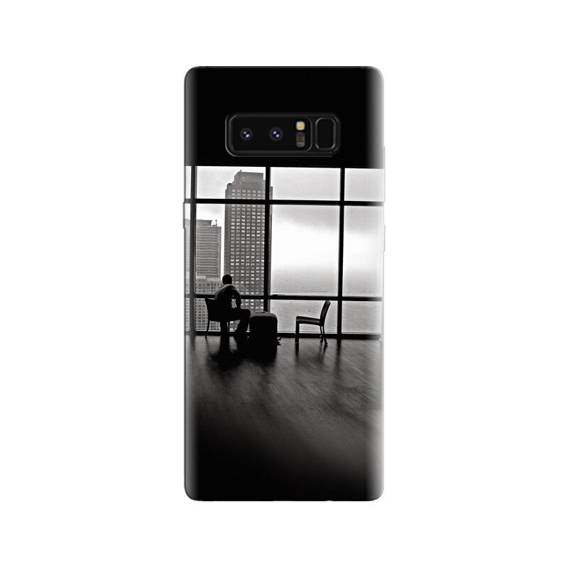 Husa Samsung Note 8 City View Window Architecture Black White Empty Room