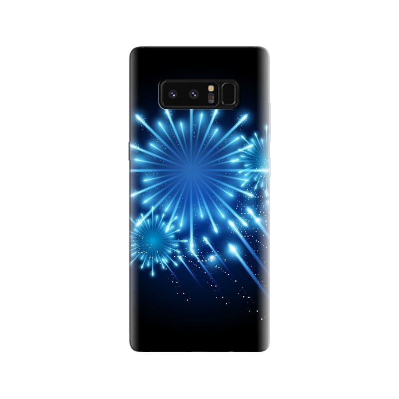 Husa Samsung Note 8 Blue Fireworks