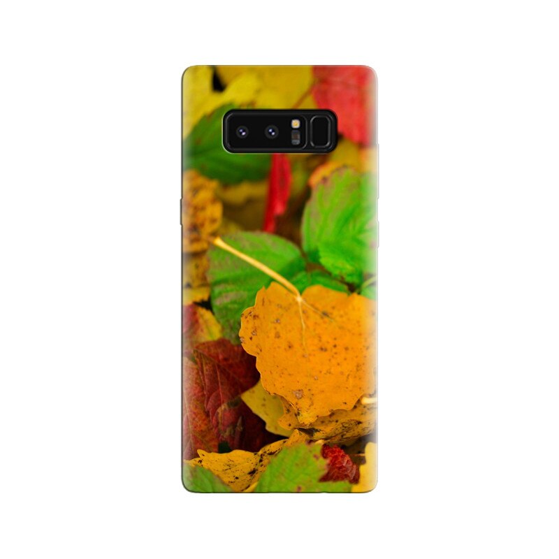 Husa Samsung Note 8 Color Purple Leaves Autumn