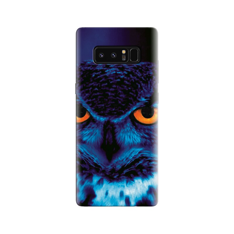 Husa Samsung Note 8 Blue Owl Bird Eyes Hd Images