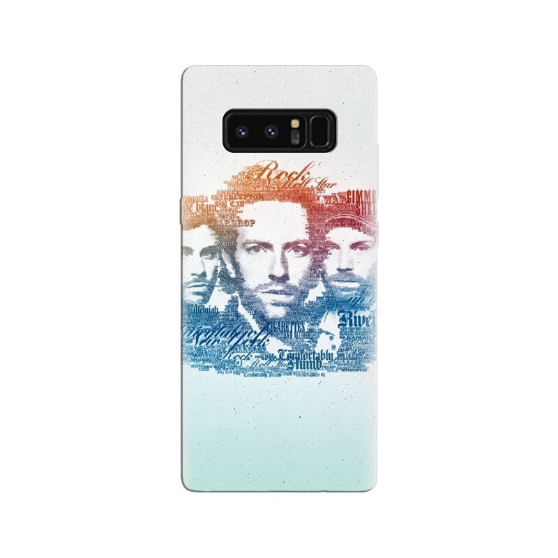 Husa Samsung Note 8 Coldplay Faces Music Band Typography
