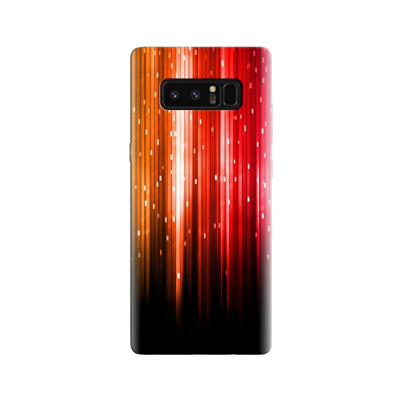 Husa Samsung Note 8 Color Lines Light Red Orange