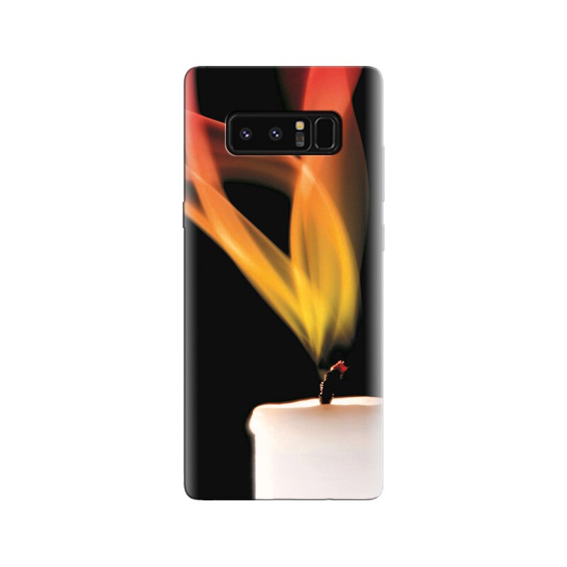 Husa Samsung Note 8 Candle Flame Background Close Up Photoshoot