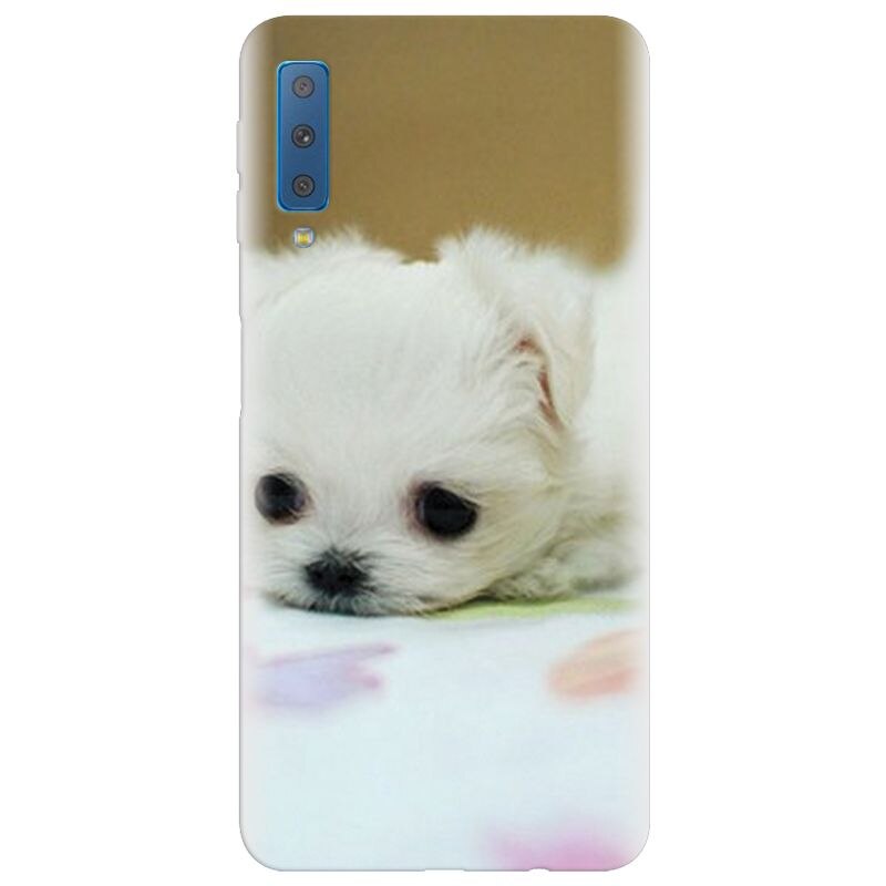Husa silicon pentru Samsung Galaxy A7 2018, Puppies 001