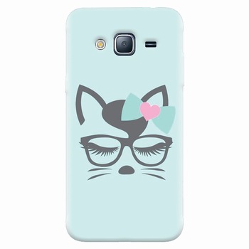 Husa silicon pentru Samsung Galaxy J5 2015, Angel Cat Husa silicon pentru Samsung Galaxy J5 2015, Angel Cat