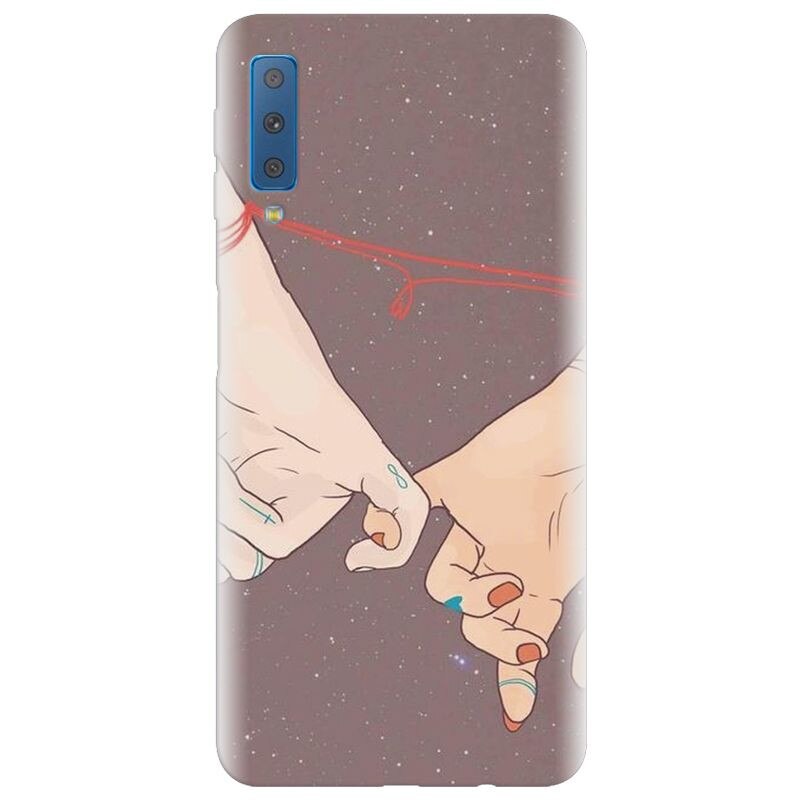 Husa silicon pentru Samsung Galaxy A7 2018, Infinit Love