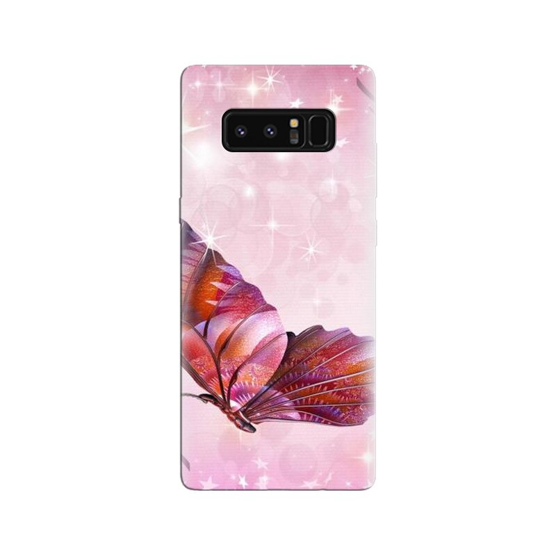 Husa Samsung Note 8 Pink Butterfly 005
