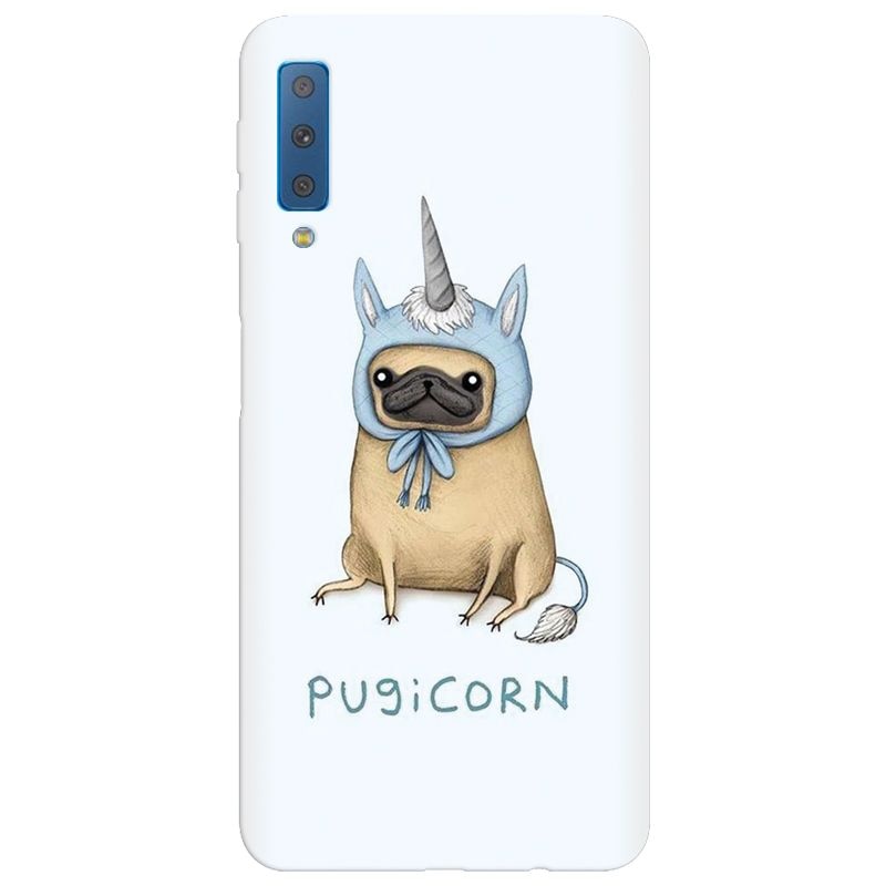 Husa silicon pentru Samsung Galaxy A7 2018, Pugicorn