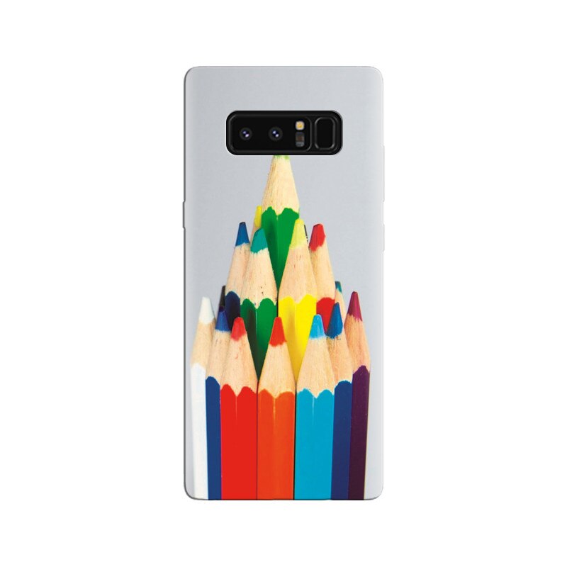 Husa Samsung Note 8 Colorful Pencil Background