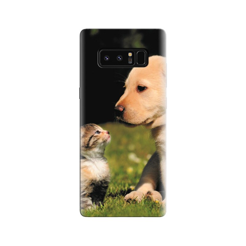 Husa Samsung Note 8 Cute Cat And Puppy Dog Animal S