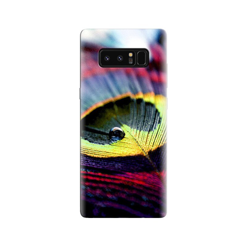 Husa Samsung Note 8 Colorful Peacock Feather Macro
