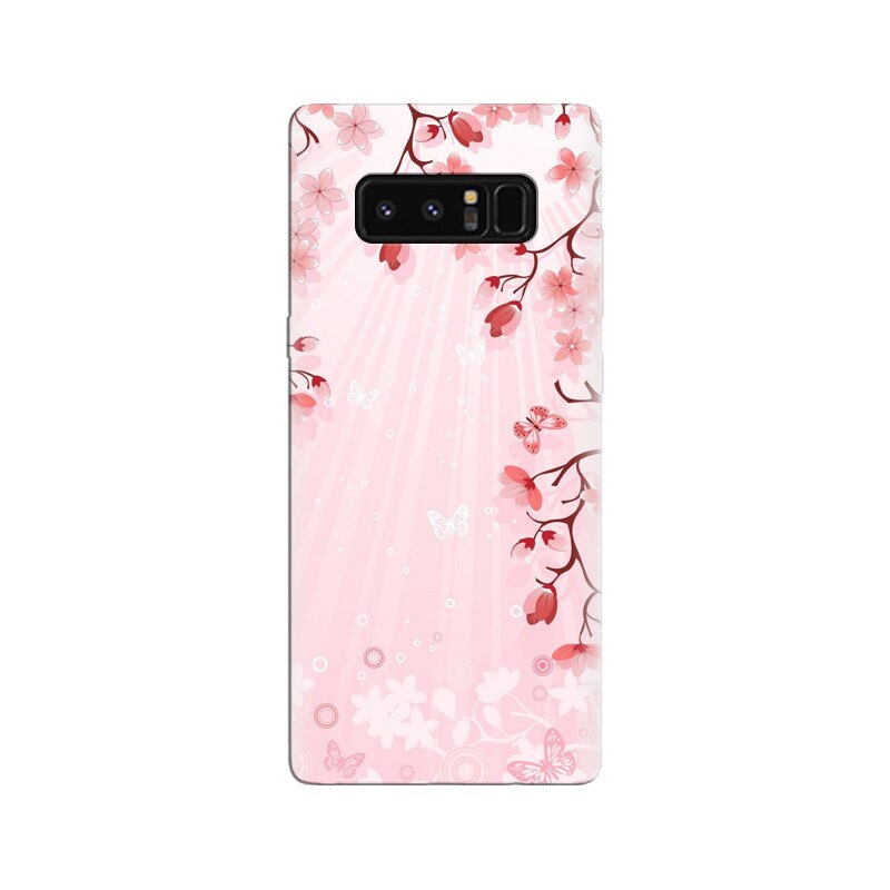 Husa Samsung Note 8 Pink Flower Animated